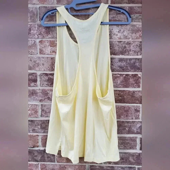 Alphalete Light Yellow Stringer Men's Tank Size M - Picture 5 of 5
